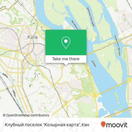 Клубный поселок "Козырная карта" map