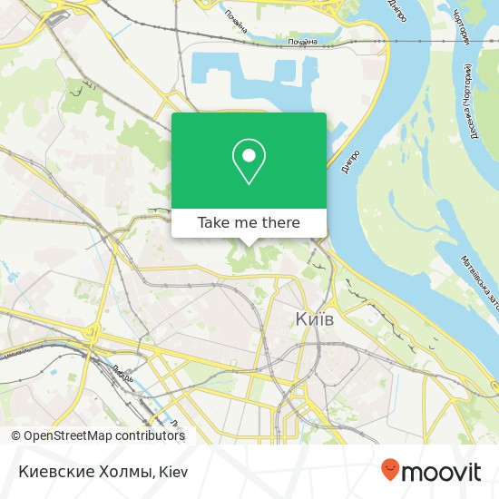 Киевские Холмы map