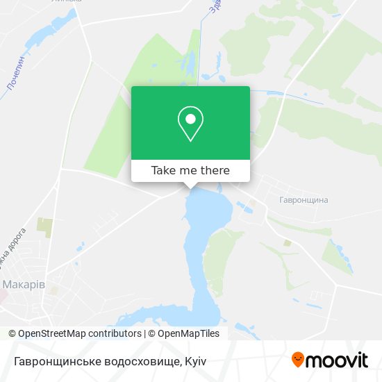 Гавронщинське водосховище map