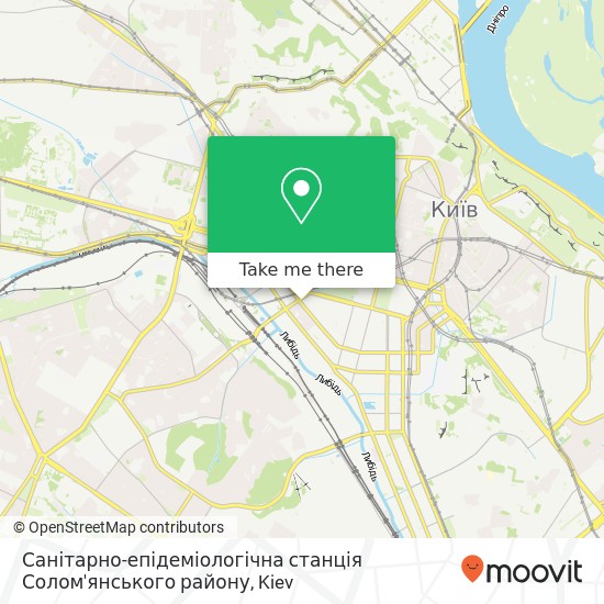 Санітарно-епідеміологічна станція Солом'янського району map