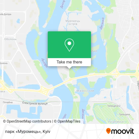 Карта парк «Муромець»