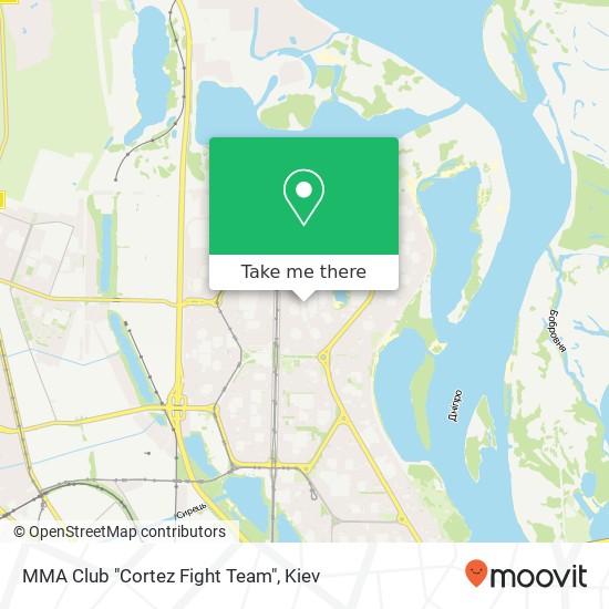 MMA Club "Cortez Fight Team" map