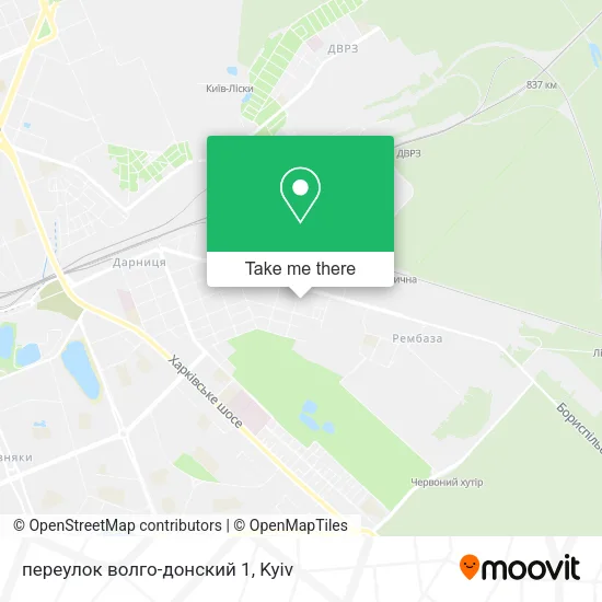 Карта переулок волго-донский 1