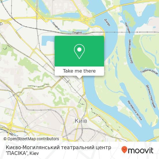 Києво-Могилянський театральний центр "ПАСІКА" map