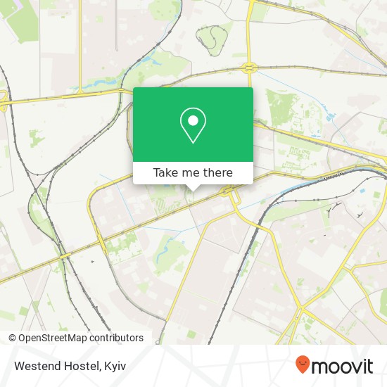 Westend Hostel map