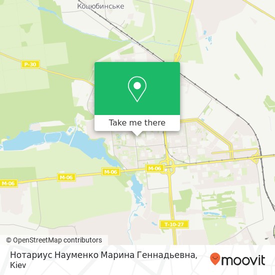 Нотариус Науменко Марина Геннадьевна map