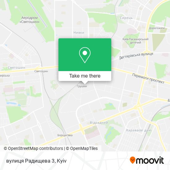 вулиця Радищева 3 map
