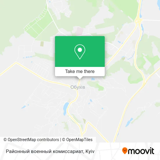 Карта Районный военный комиссариат