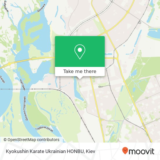 Карта Kyokushin Karate Ukrainian HONBU
