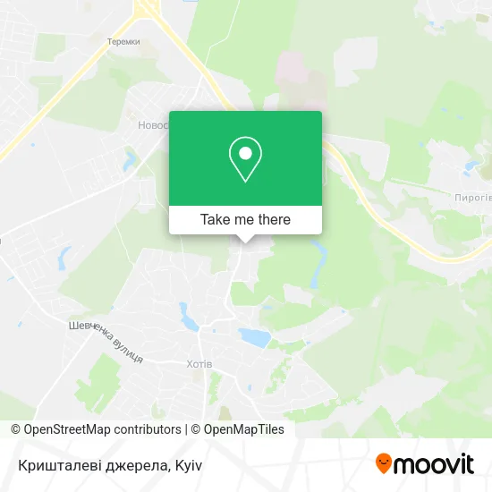 Карта Кришталевi джерела