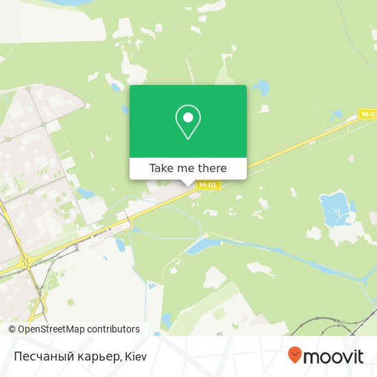 Песчаный карьер map