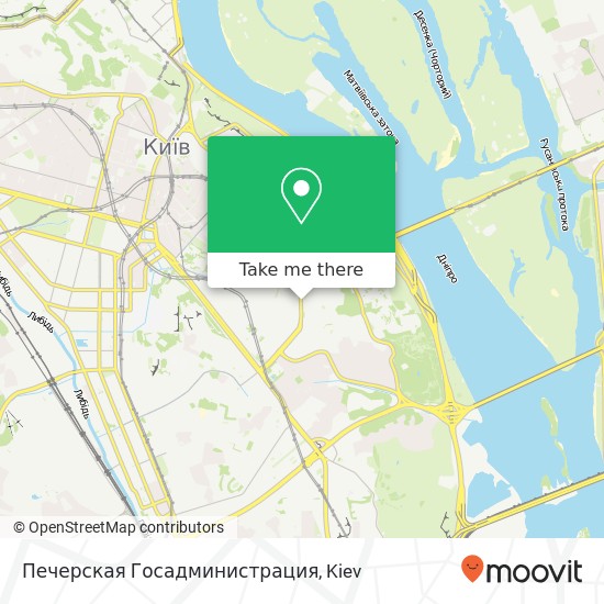 Печерская Госадминистрация map