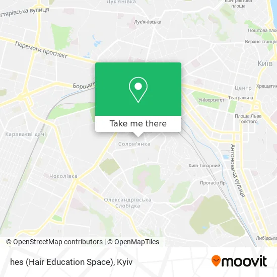 Карта hes (Hair Education Space)