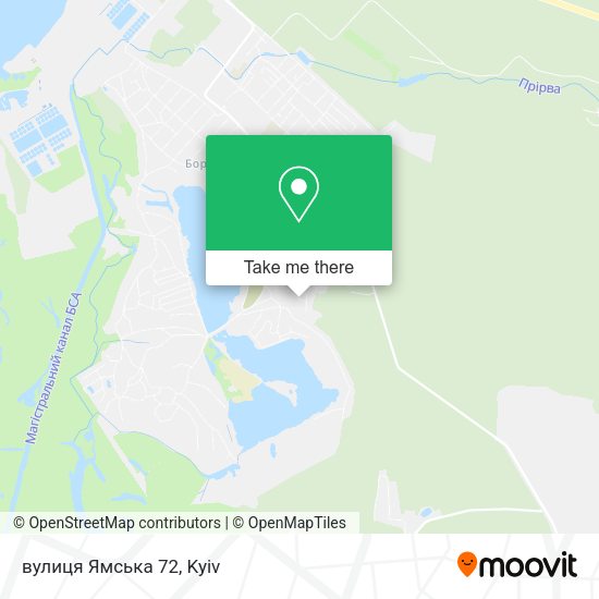 Карта вулиця Ямська 72
