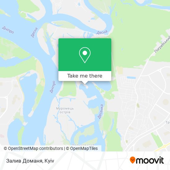 Залив Доманя map