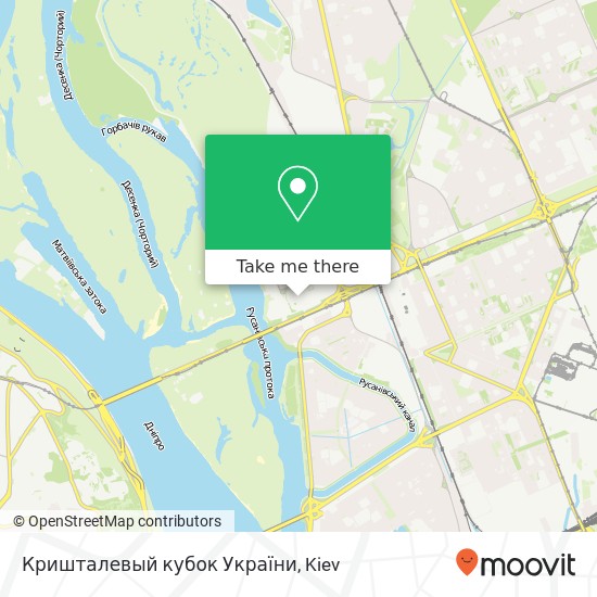 Карта Кришталевый кубок України