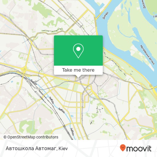 Автошкола Автомаг map