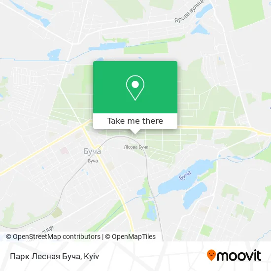Карта Парк Лесная Буча