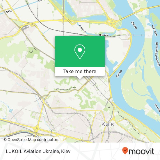 LUKOIL Aviation Ukraine map