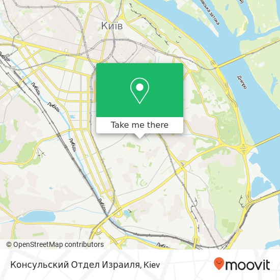 Консульский Отдел Израиля map