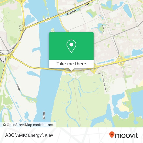 АЗС "AMIC Energy" map