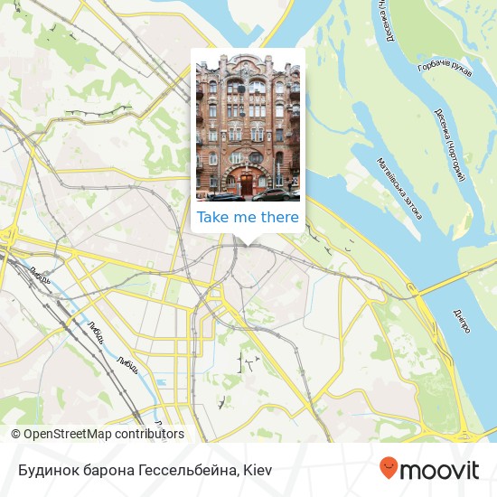 Будинок барона Гессельбейна map