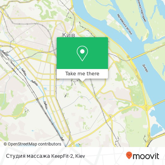 Студия массажа KeepFit-2 map