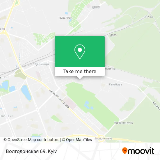 Волгодонская 69 map