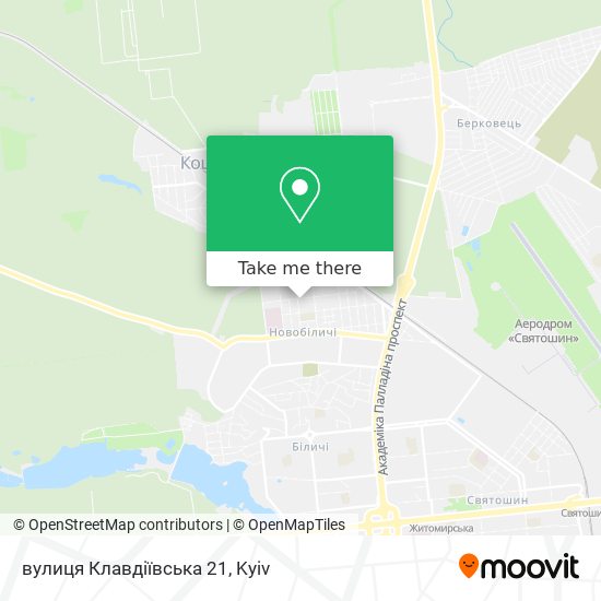 вулиця Клавдіївська 21 map