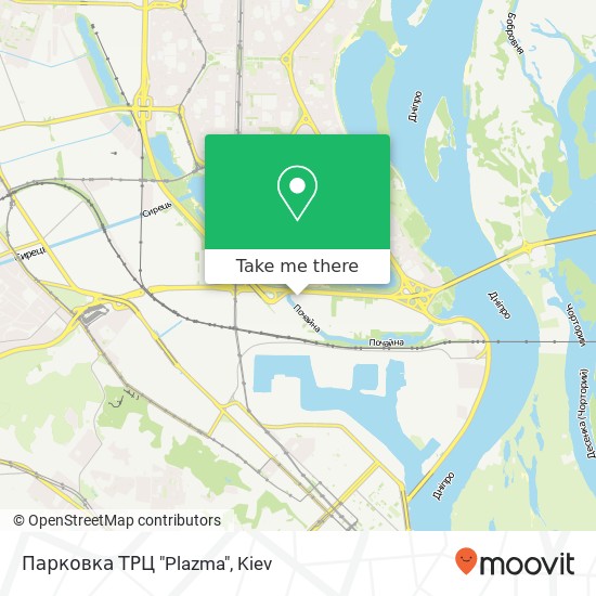 Парковка ТРЦ "Plazma" map