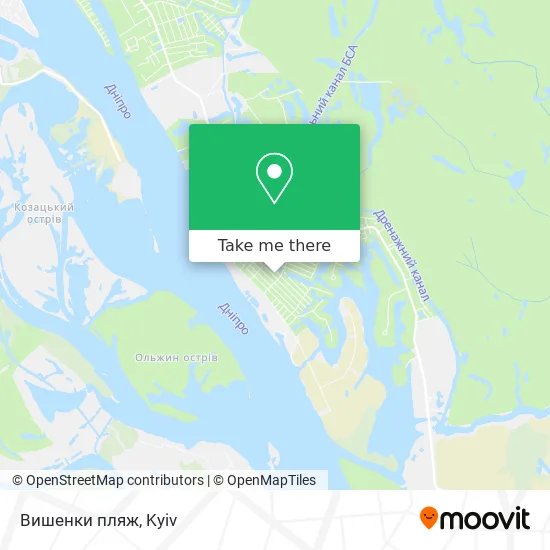 Вишенки пляж map