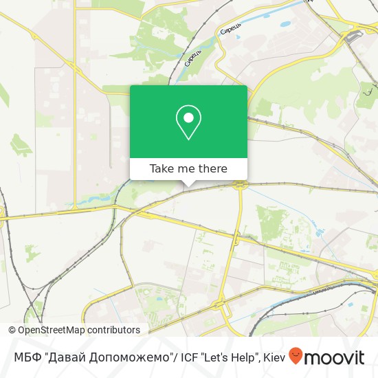 МБФ "Давай Допоможемо"/ ICF "Let's Help" map
