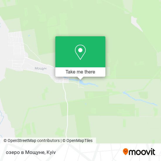 Карта озеро в Мощуне