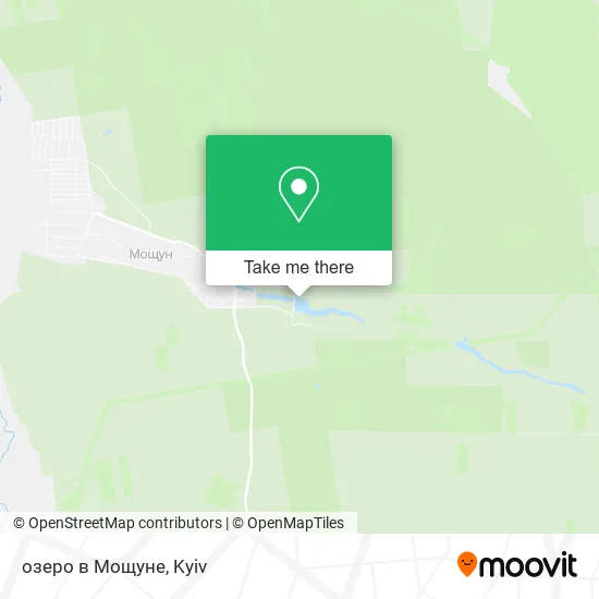 Карта озеро в Мощуне