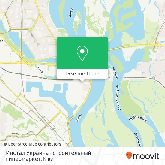 Инстал Украина - строительный гипермаркет map