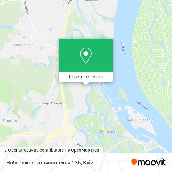 Карта Набережно-корчеватская 136