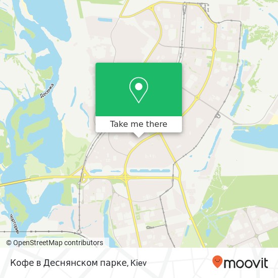 Кофе в Деснянском парке map