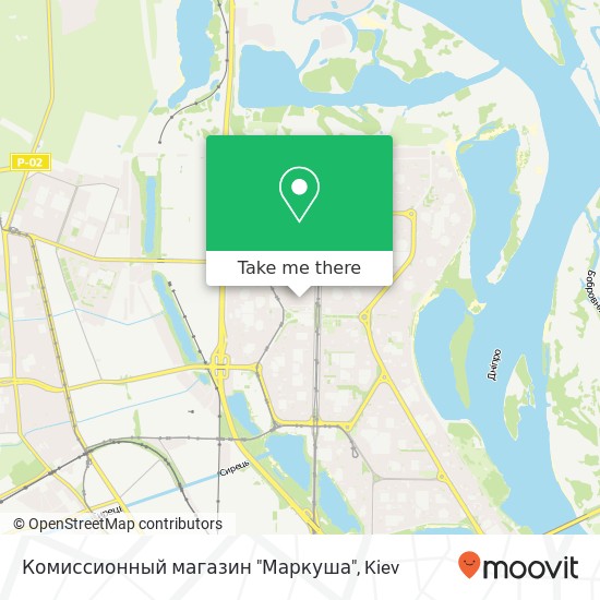 Карта Комиссионный магазин "Маркуша"
