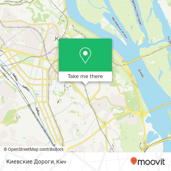 Киевские Дороги map