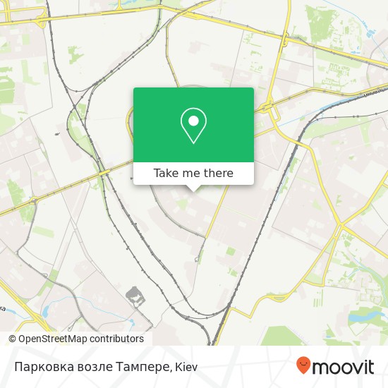 Парковка возле Тампере map