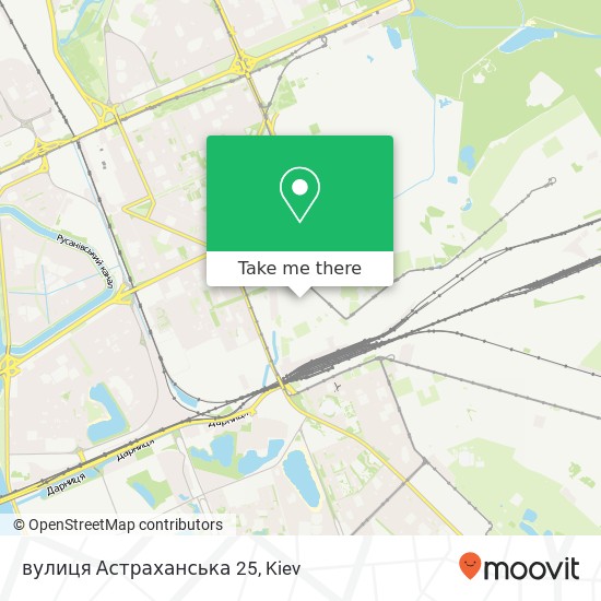 вулиця Астраханська 25 map