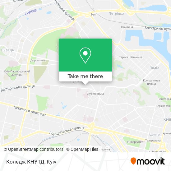 Коледж КНУТД map