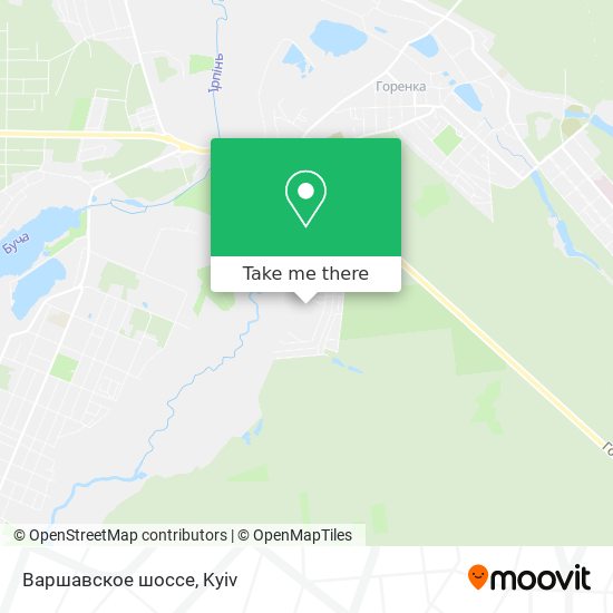 Варшавское шоссе map