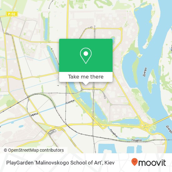 PlayGarden 'Malinovskogo School of Art' map