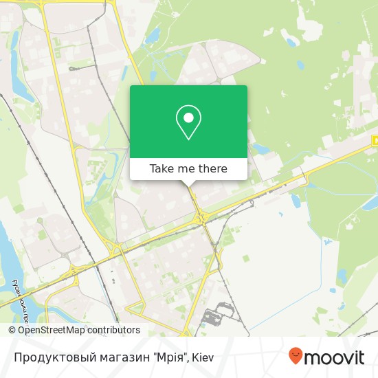 Продуктовый магазин "Мрiя" map