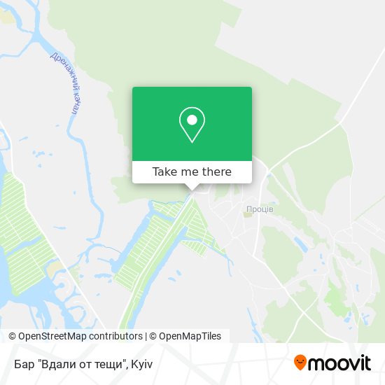 Карта Бар "Вдали от тещи"