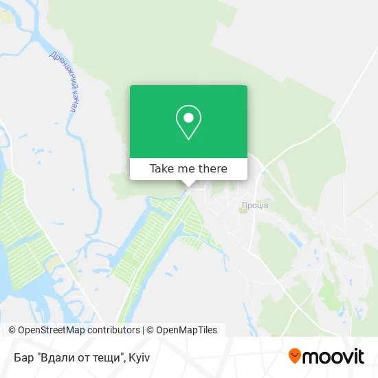 Карта Бар "Вдали от тещи"