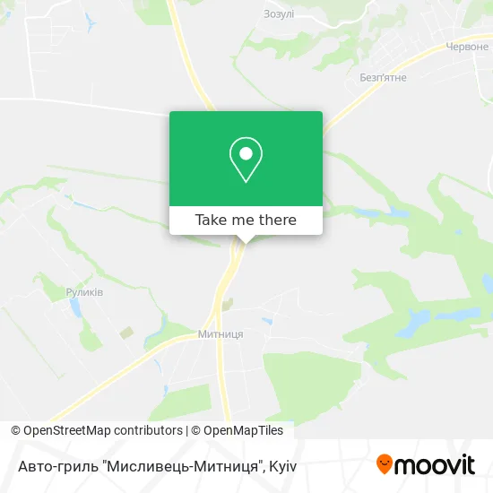 Авто-гриль "Мисливець-Митниця" map