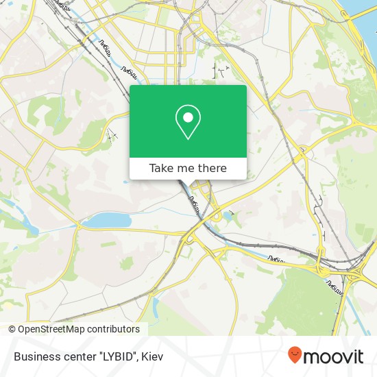 Business center ''LYBID'' map