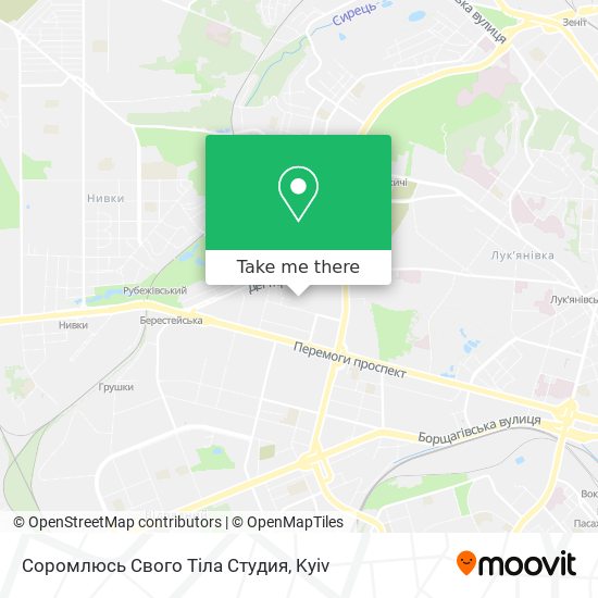 Соромлюсь Свого Тіла Студия map